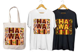 Hawaiian Tropical Adventure Vibes | T-shirt Design by Erdie Tadeo