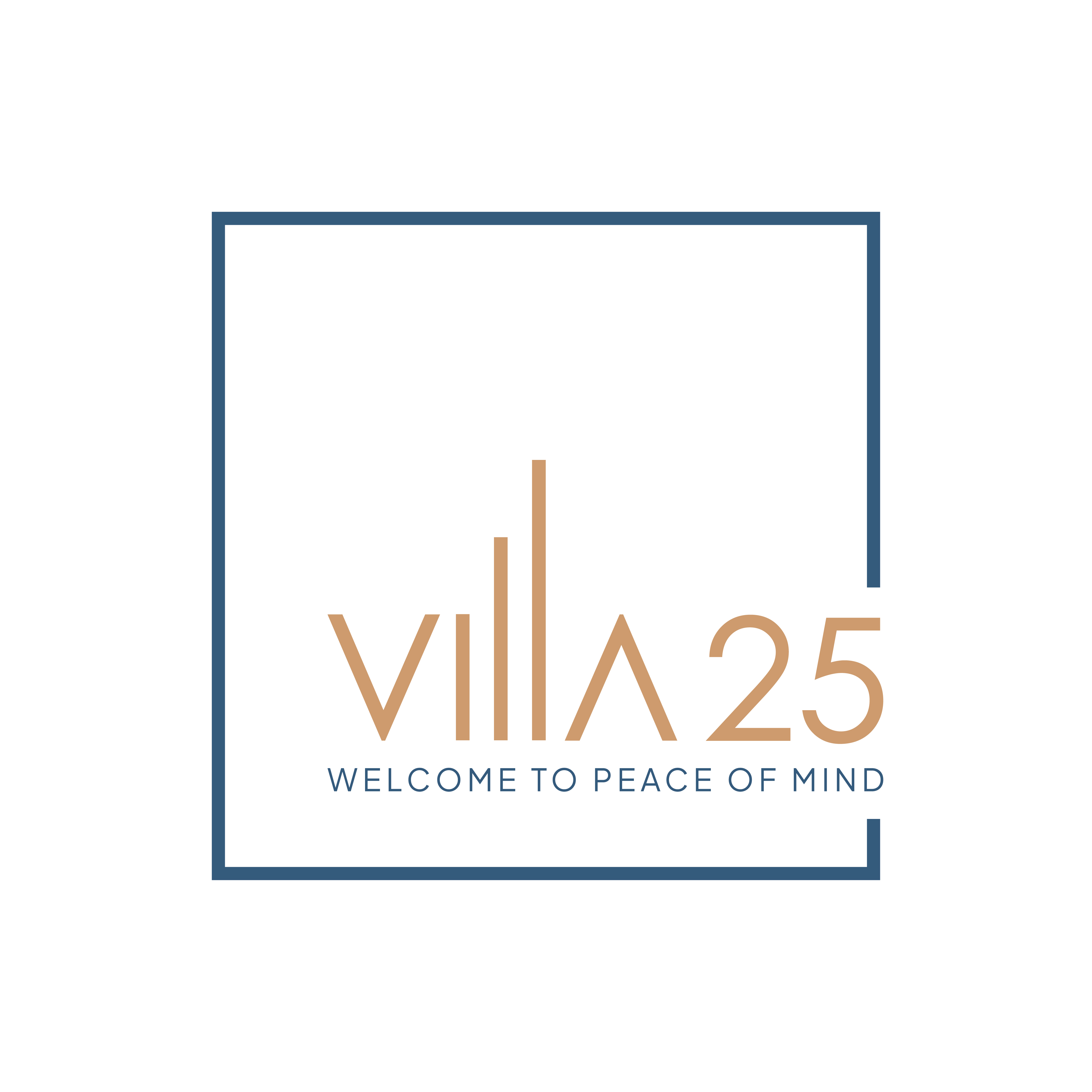 Logo Design by subs_graphics for Villa 25 Escapes SL | Design #29422953