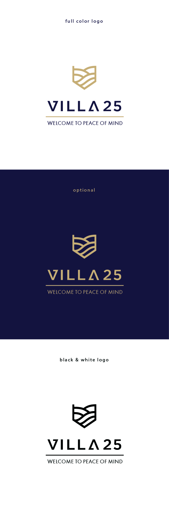 Logo Design by Lammy for Villa 25 Escapes SL | Design #29441526