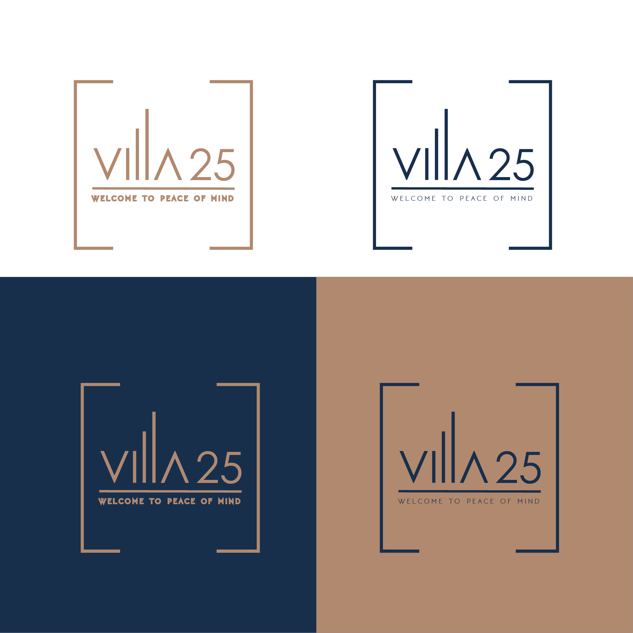 Logo Design by Graphixpointt for Villa 25 Escapes SL | Design #29414297