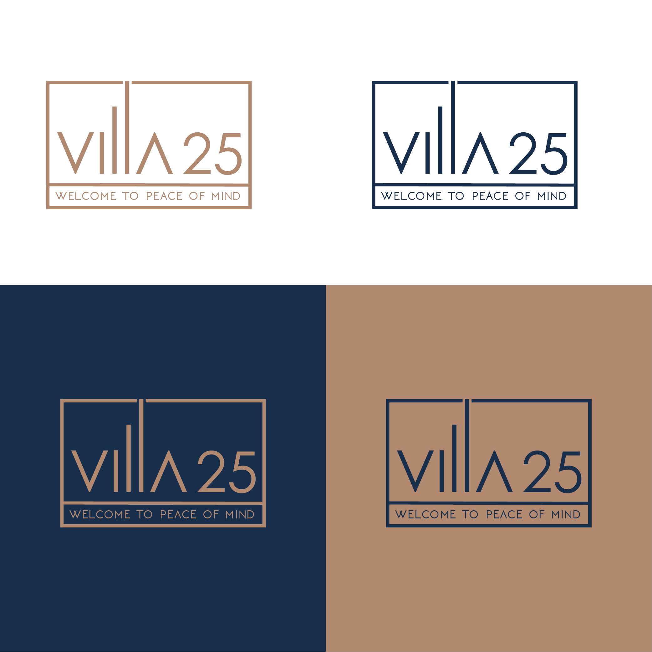 Logo Design by Graphixpointt for Villa 25 Escapes SL | Design #29414316