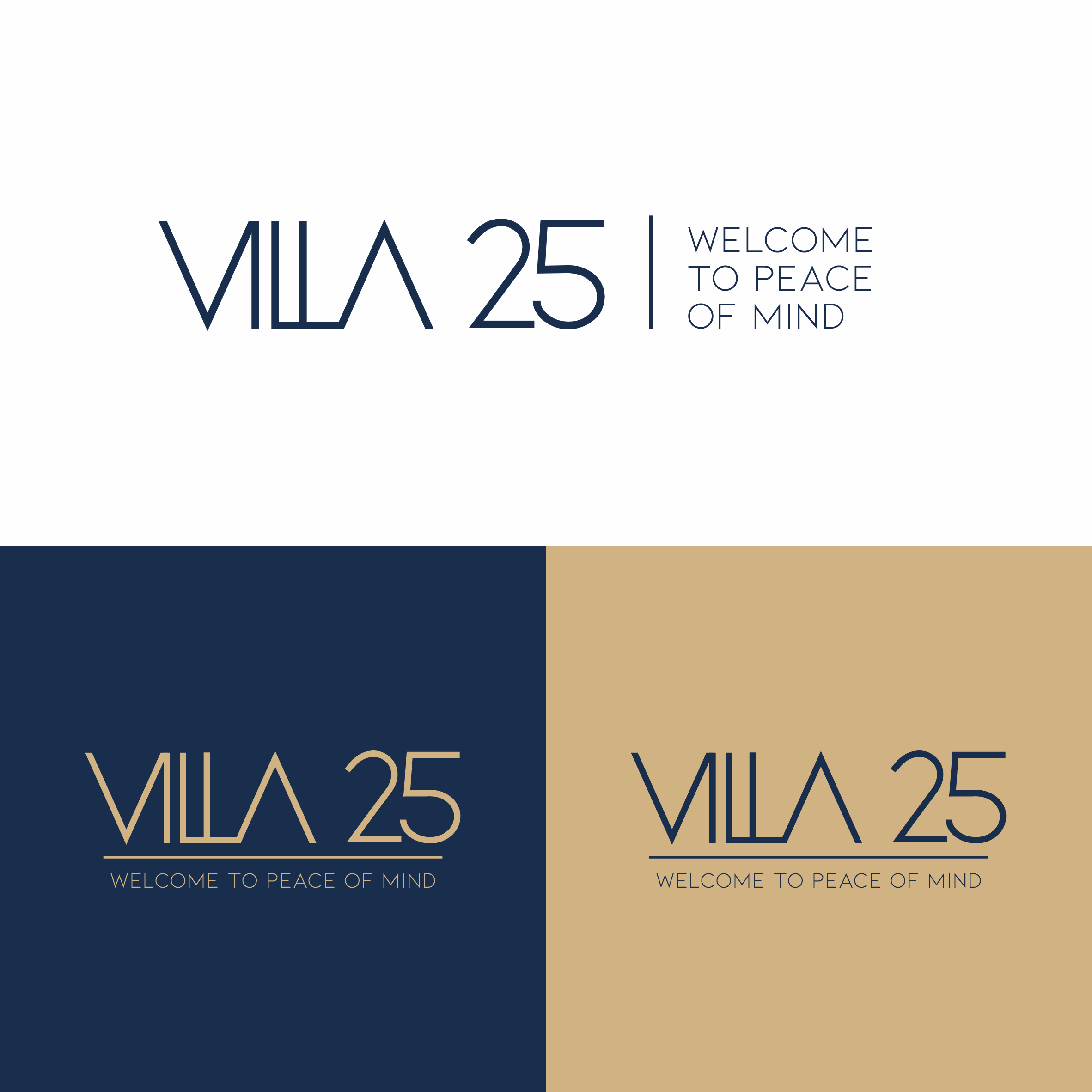 Logo Design by Design by Nilahm for Villa 25 Escapes SL | Design #29418811