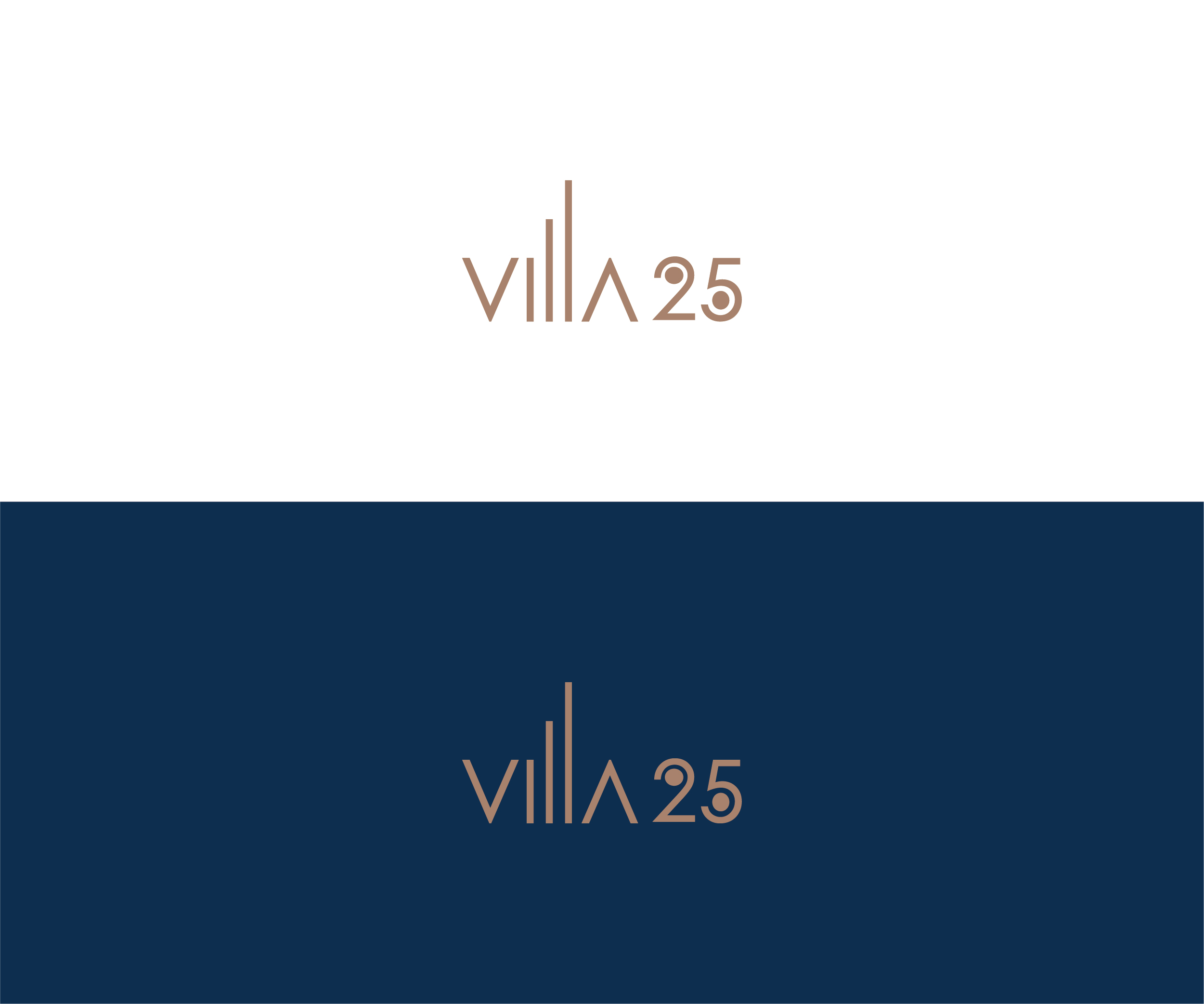 Logo Design by Editeight26 for Villa 25 Escapes SL | Design #29422258