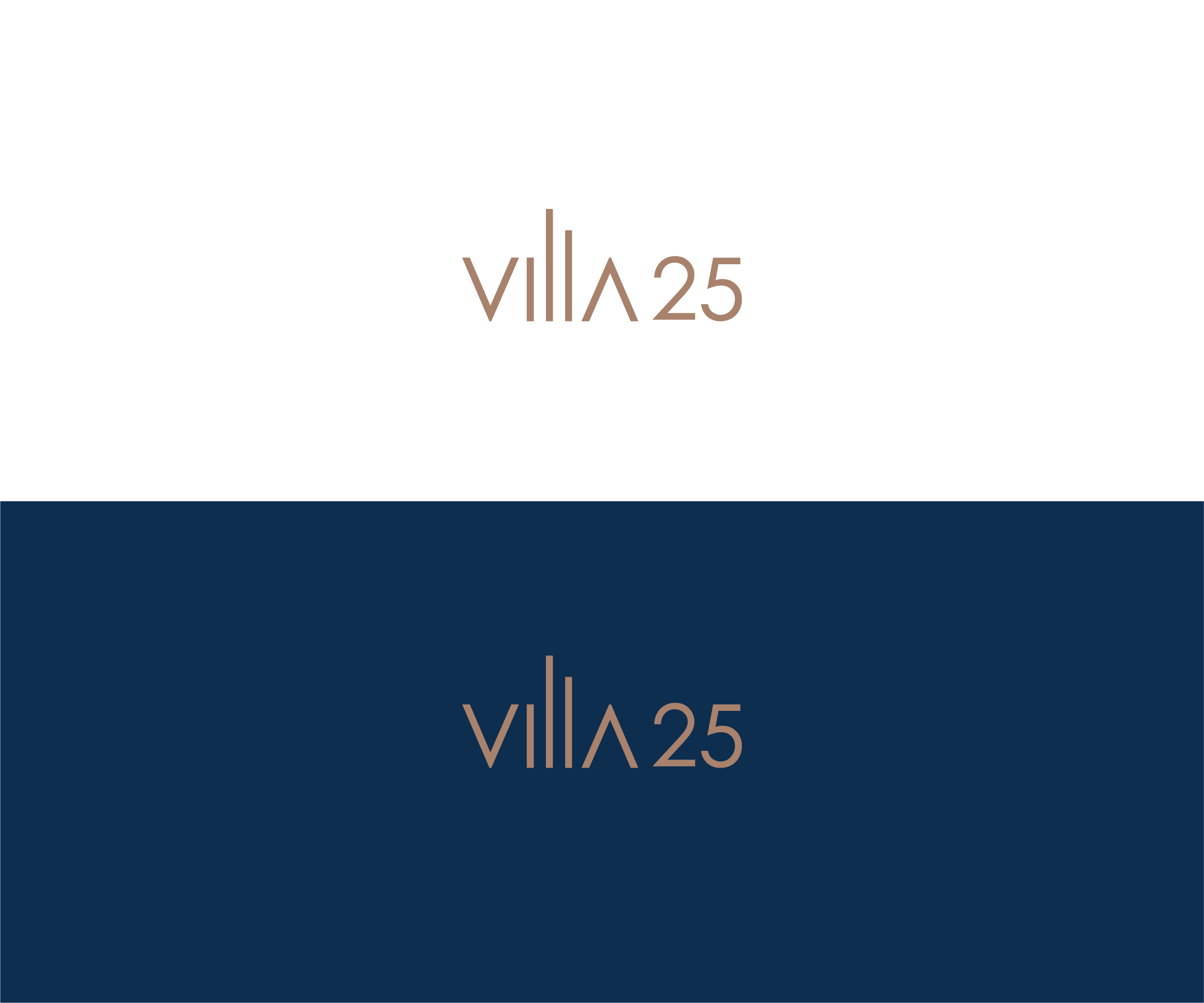 Logo Design by Editeight26 for Villa 25 Escapes SL | Design #29422259