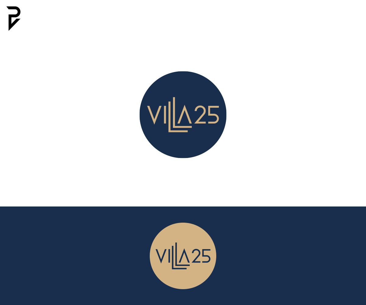 Logo Design by poisonvectors for Villa 25 Escapes SL | Design #29415549