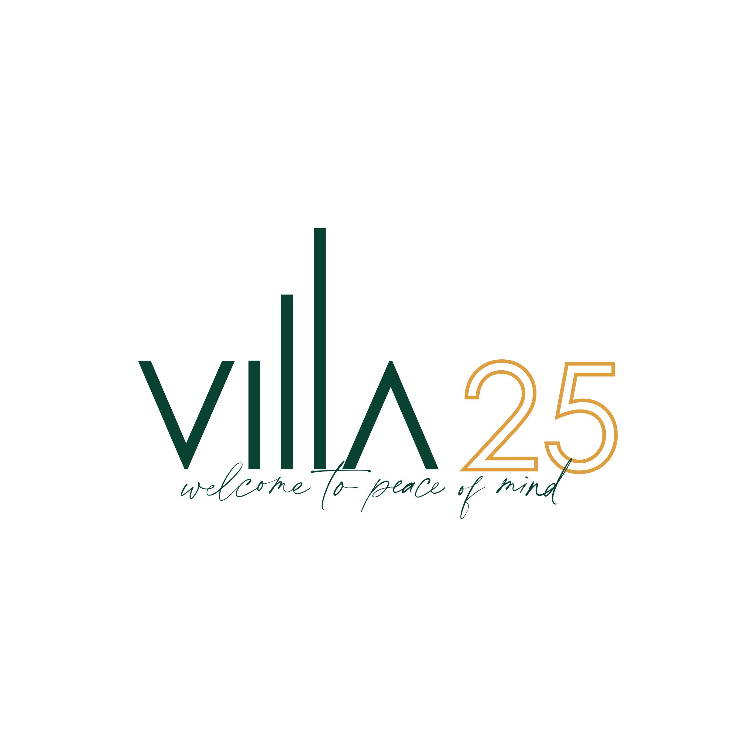 Logo Design by Jeferson HP for Villa 25 Escapes SL | Design #29413966
