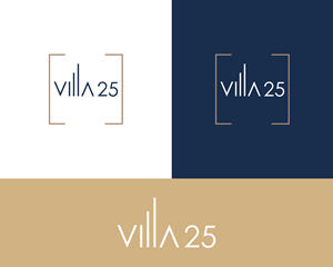 Logo Design by Sarah Graphic for Villa 25 Escapes SL | Design: #29415282