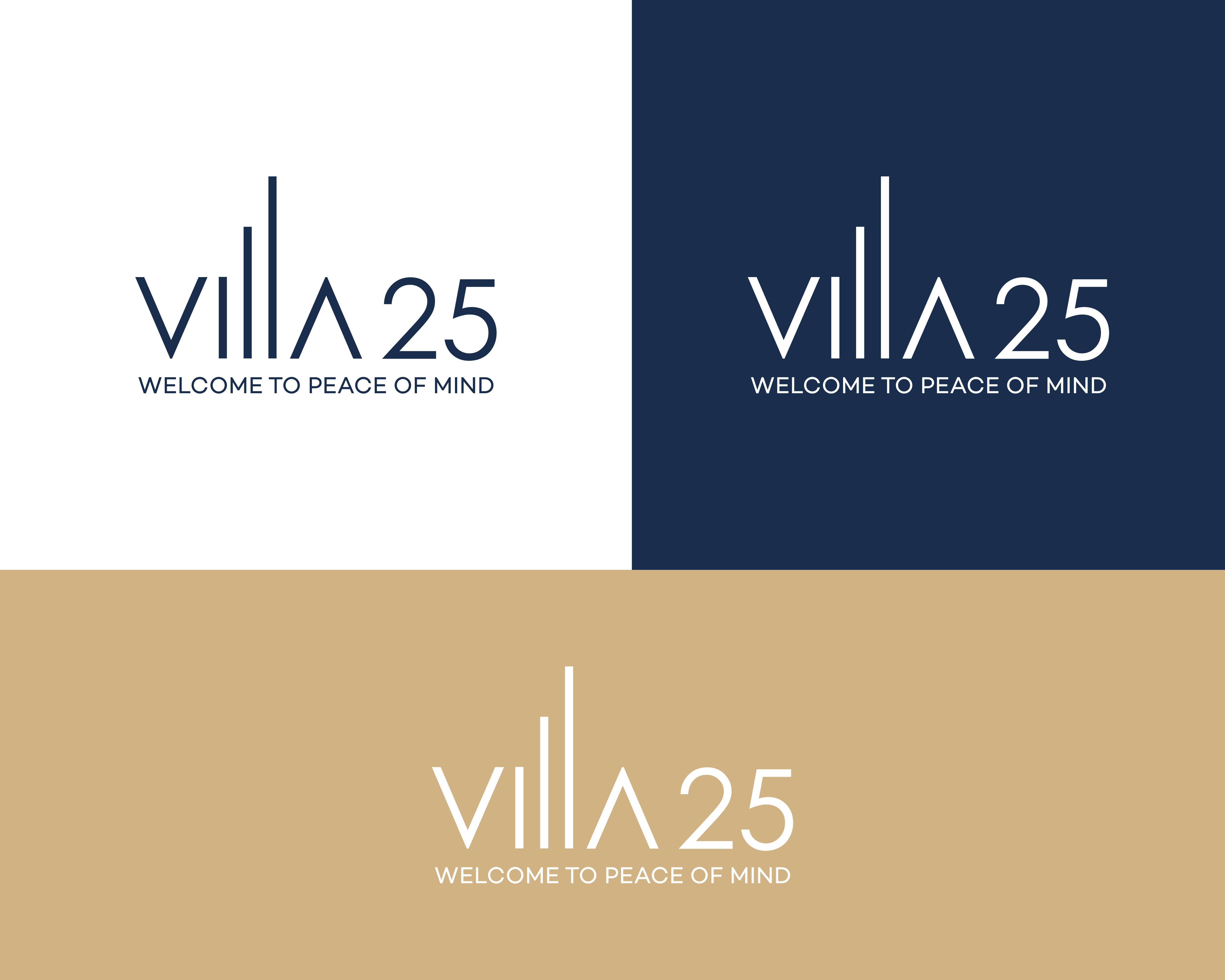 Logo Design by Sarah Graphic for Villa 25 Escapes SL | Design #29415302