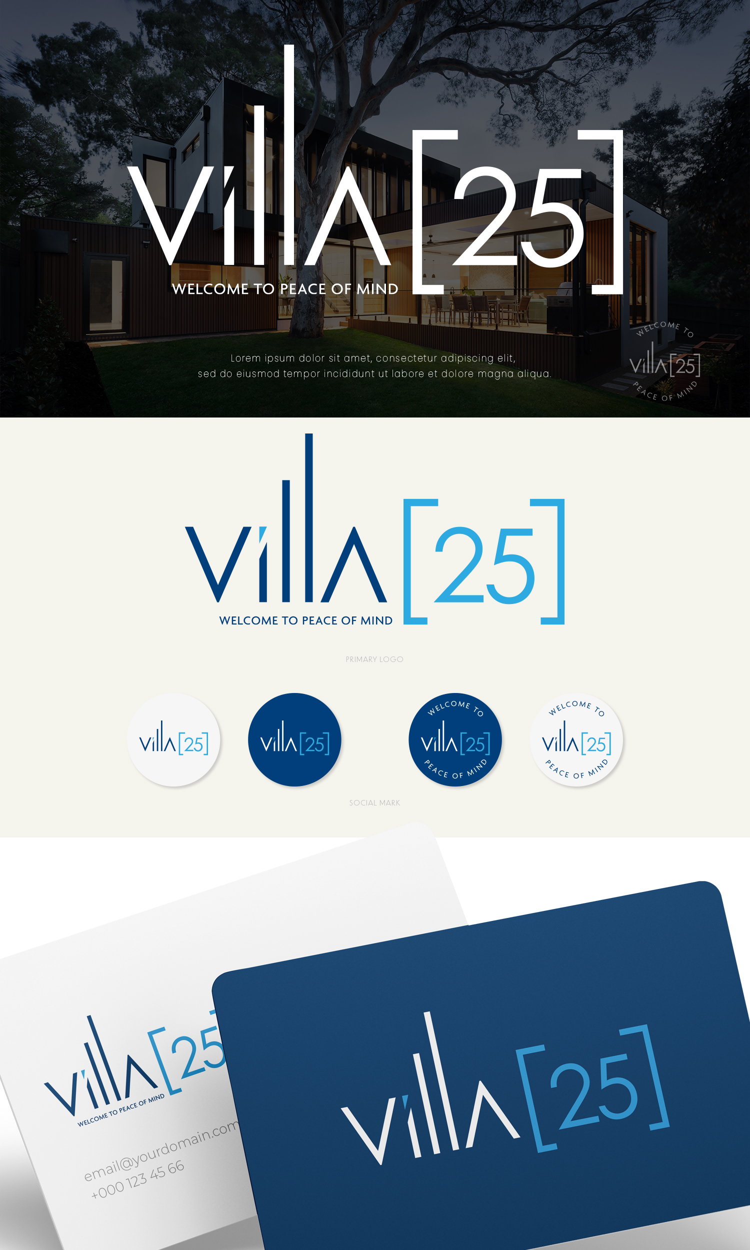 Logo-Design von designbysy für Villa 25 Escapes SL | Design #29428222