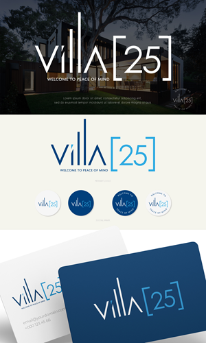Logo Design by sez_inn for Villa 25 Escapes SL | Design #29428222