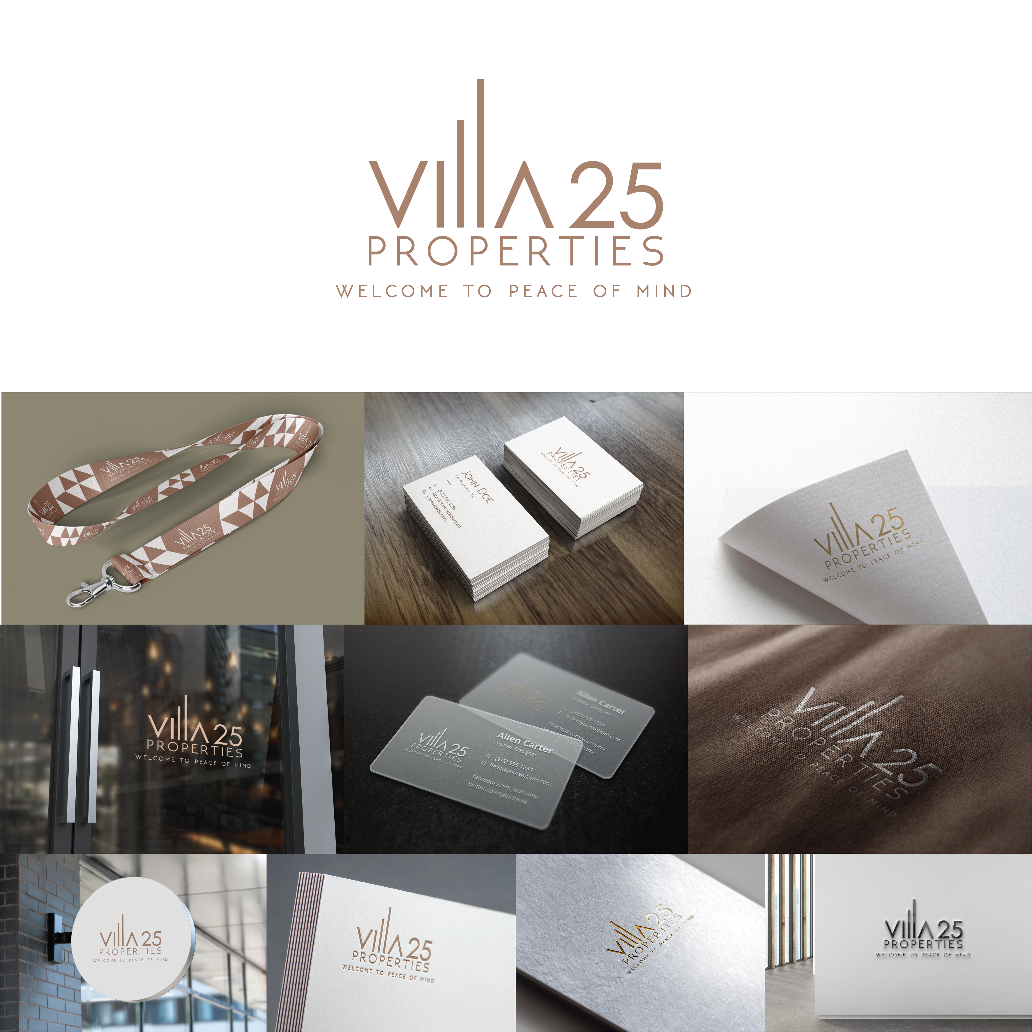 Logo Design by konde.hipe for Villa 25 Escapes SL | Design #29414559