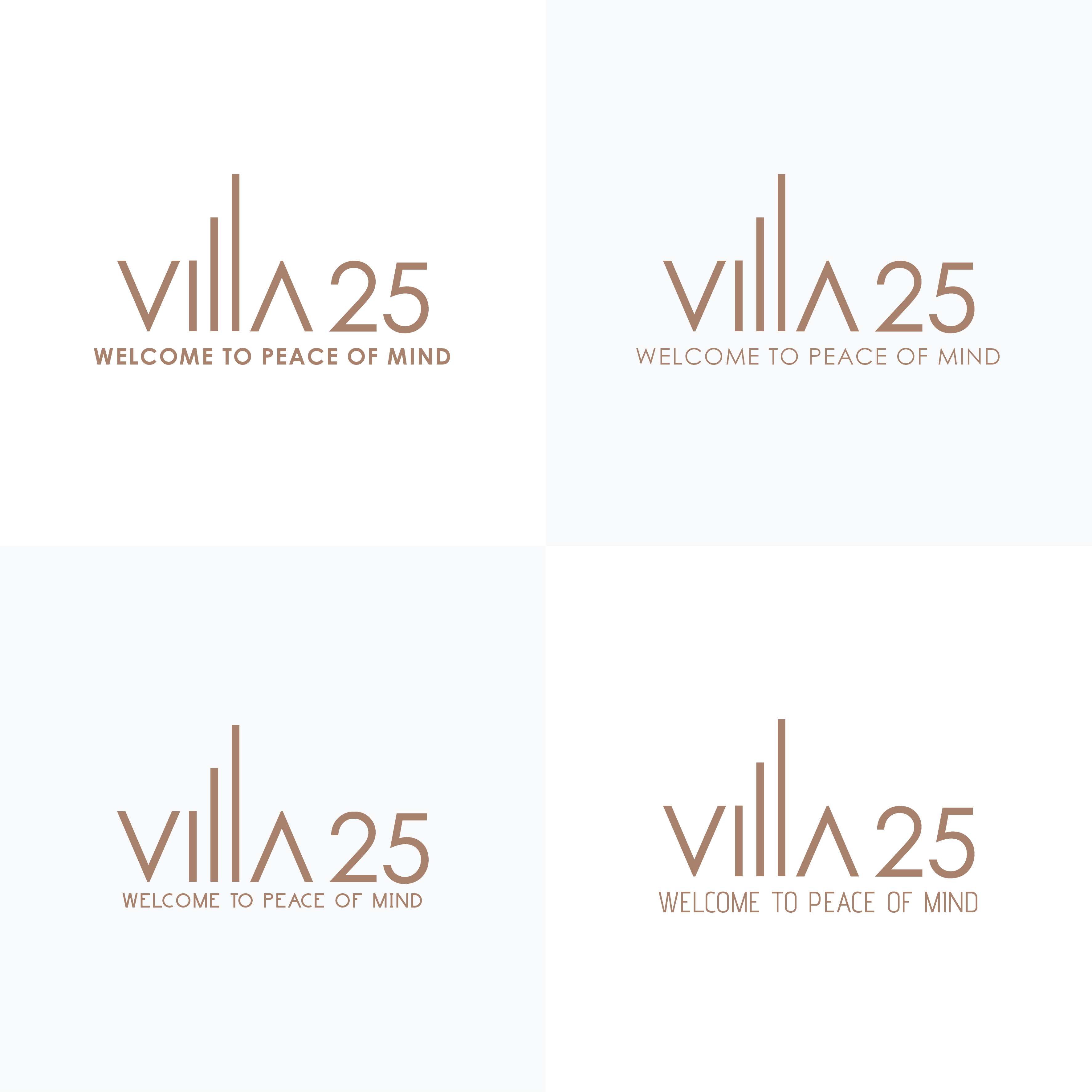 Logo Design by konde.hipe for Villa 25 Escapes SL | Design #29414750