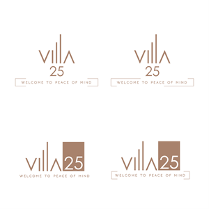 Logo Design by konde.hipe for Villa 25 Escapes SL | Design #29415375