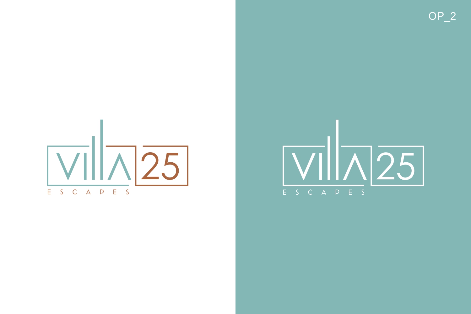 Logo Design by CIG Designer for Villa 25 Escapes SL | Design #29447152