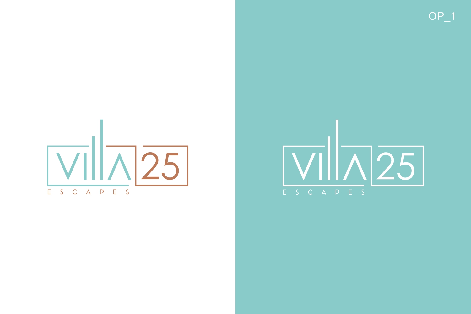 Logo Design by CIG Designer for Villa 25 Escapes SL | Design #29447153
