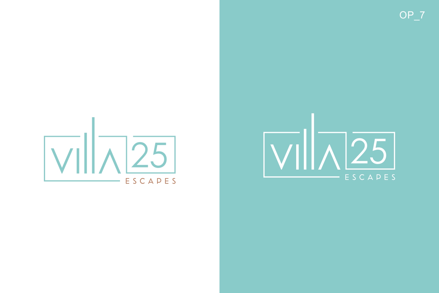 Logo Design by CIG Designer for Villa 25 Escapes SL | Design #29447752