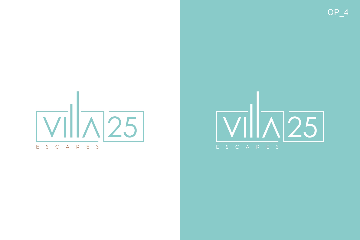 Logo Design by CIG Designer for Villa 25 Escapes SL | Design #29447756