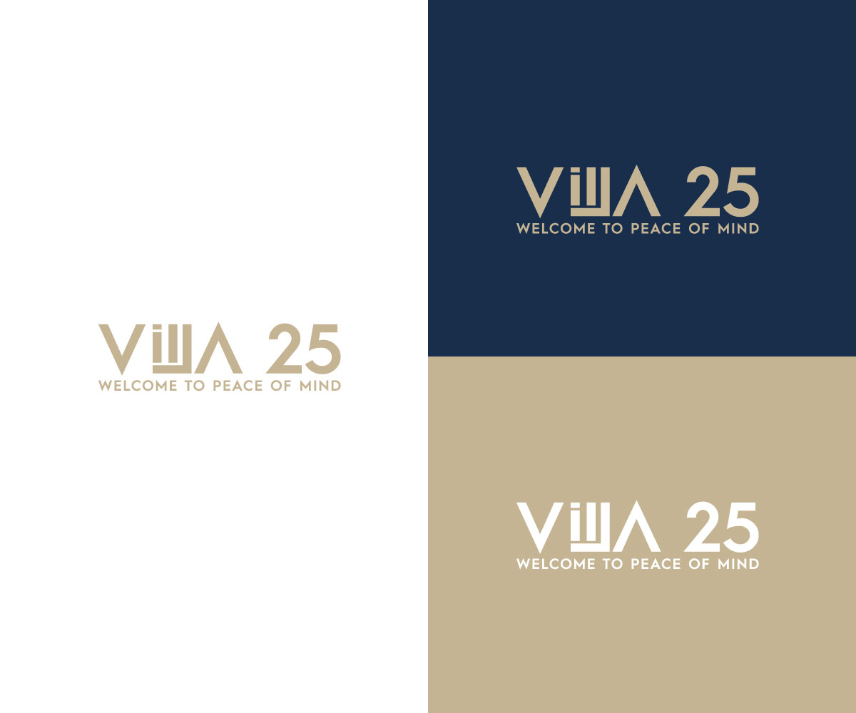 Logo Design by kamruzzaman 5 for Villa 25 Escapes SL | Design #29425474
