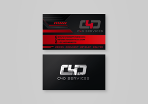 Business Card Design by MarkoE for C4D Services | Design: #29428938