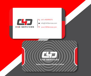 Business Card Design by NedalShaham for C4D Services | Design: #29433737