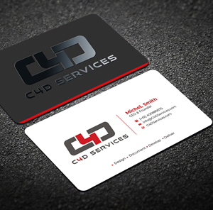Business Card Design by Graphixpointt for C4D Services | Design: #29414115