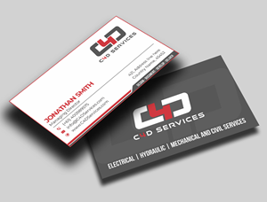 Business Card Design by jasmeen1975 for C4D Services | Design: #29419192