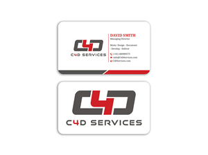 Design de Carte de Visite par Expert Bappy pour C4D Services | Design : #29421338