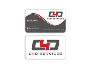 Design de Carte de Visite par Expert Bappy pour C4D Services | Design : #29421339