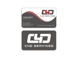 Design de Carte de Visite par Expert Bappy pour C4D Services | Design : #29421340