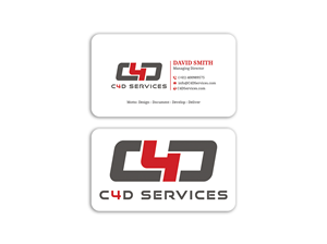 Design de Carte de Visite par Expert Bappy pour C4D Services | Design : #29428345