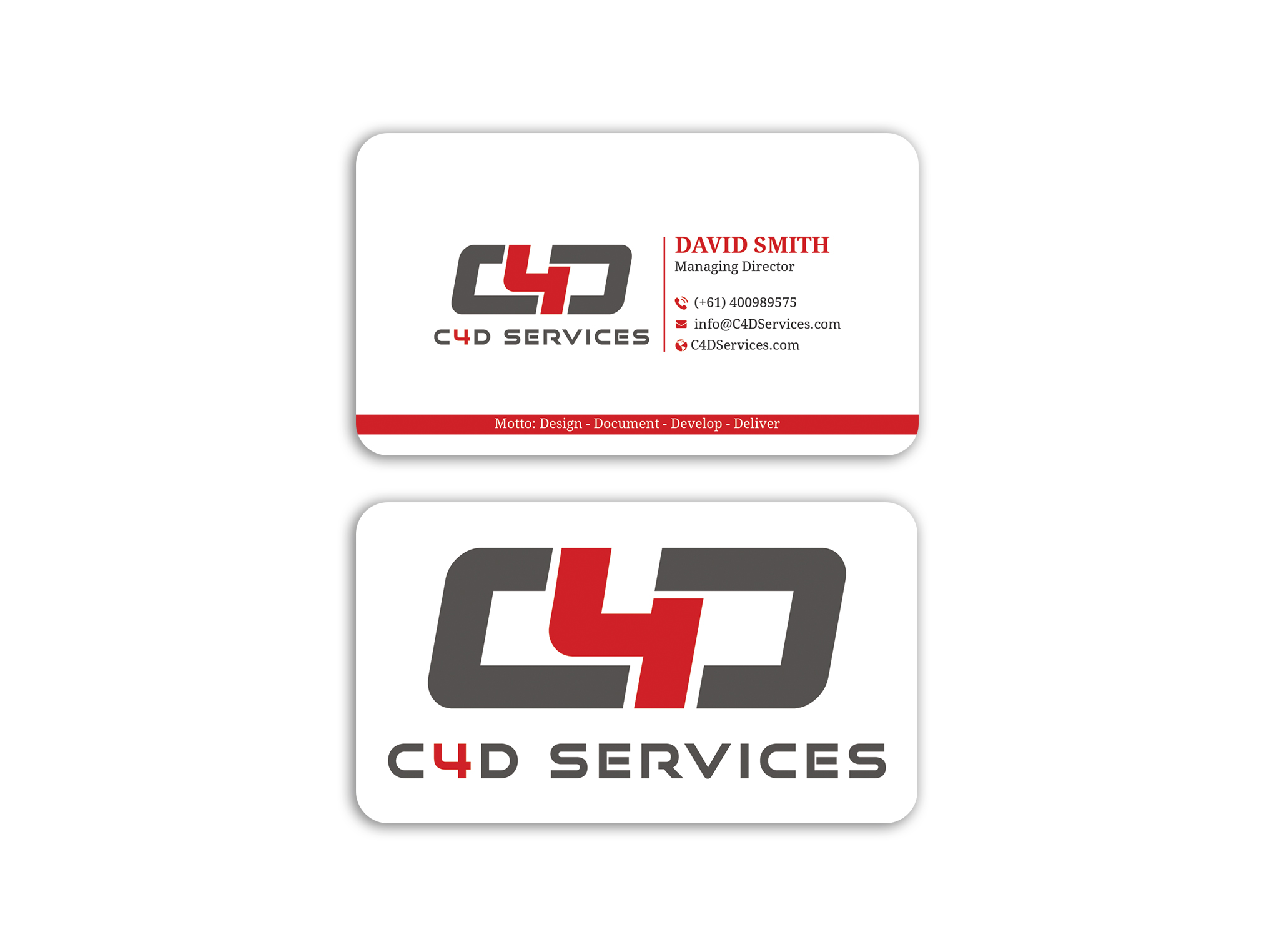 Design de Carte de Visite par Expert Bappy pour C4D Services | Design #29428346