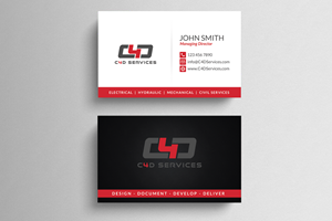 Business Card Design by  Artman for C4D Services | Design: #29419084