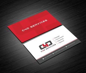 Visitenkarten-Design von artbitin für C4D Services | Design: #29417190