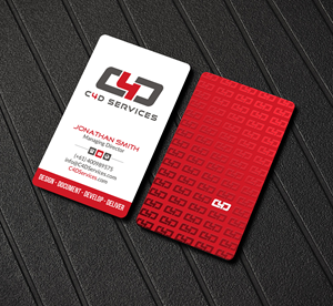 Business Card Design by Creations Box 2015 for C4D Services | Design: #29420398