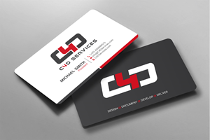 Diseño de Tarjeta de Presentación por chandrayaan.creative para C4D Services | Diseño: #29417920