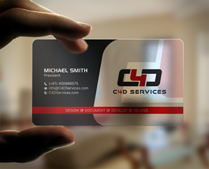 Business Card Design by chandrayaan.creative for C4D Services | Design: #29417922