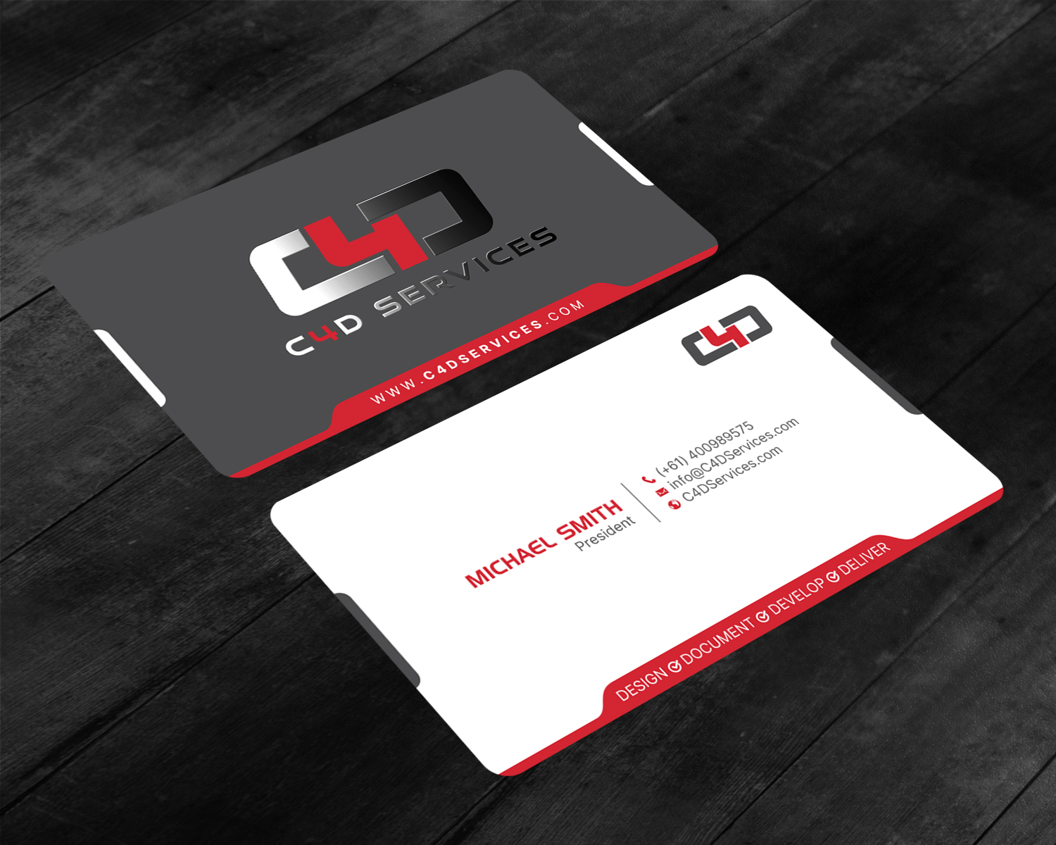 Design de Carte de Visite par chandrayaan.creative pour C4D Services | Design #29417926