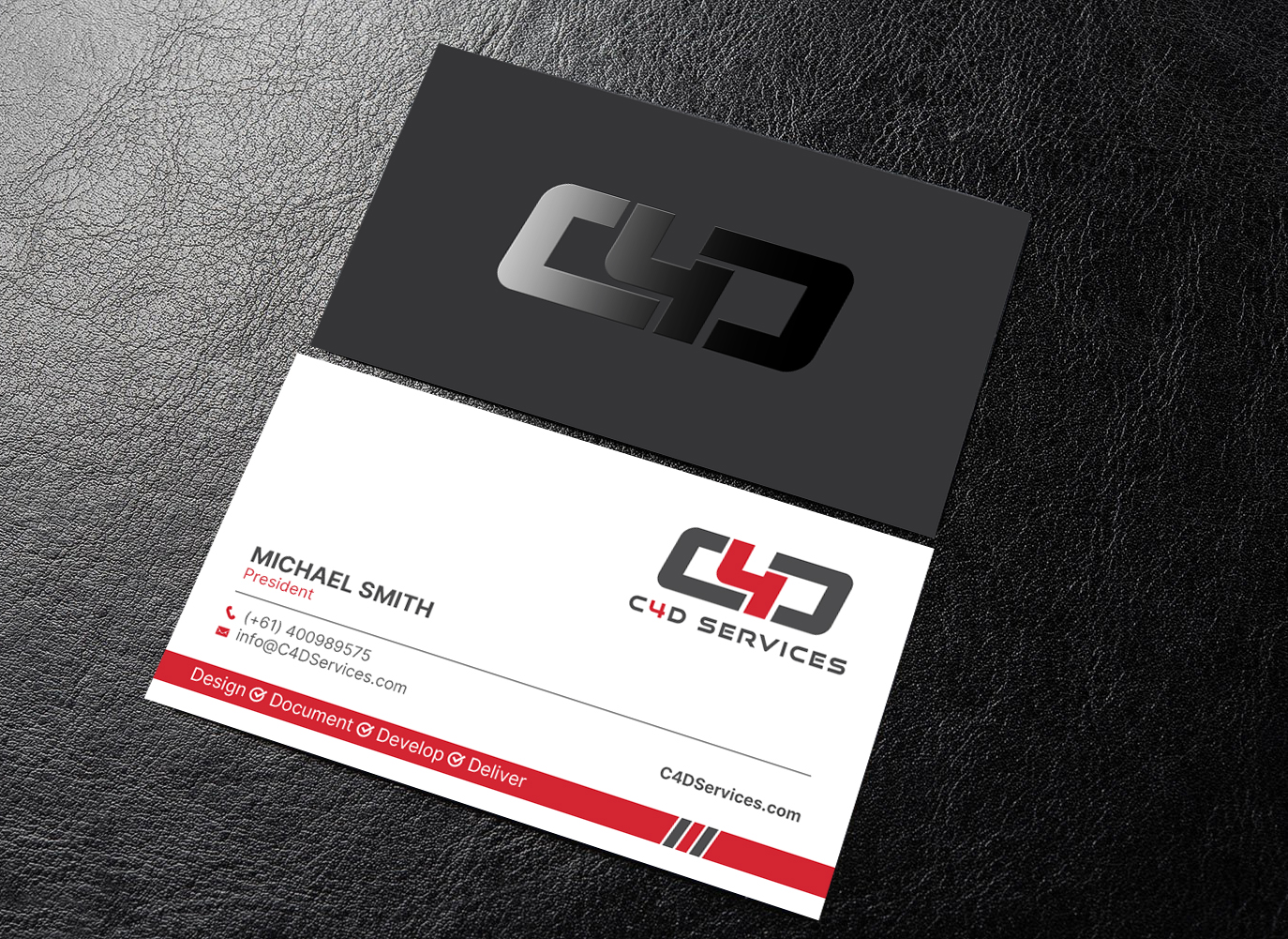 Design de Carte de Visite par chandrayaan.creative pour C4D Services | Design #29418925