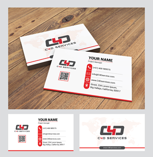 Visitenkarten-Design von 3Guys für C4D Services | Design: #29424971