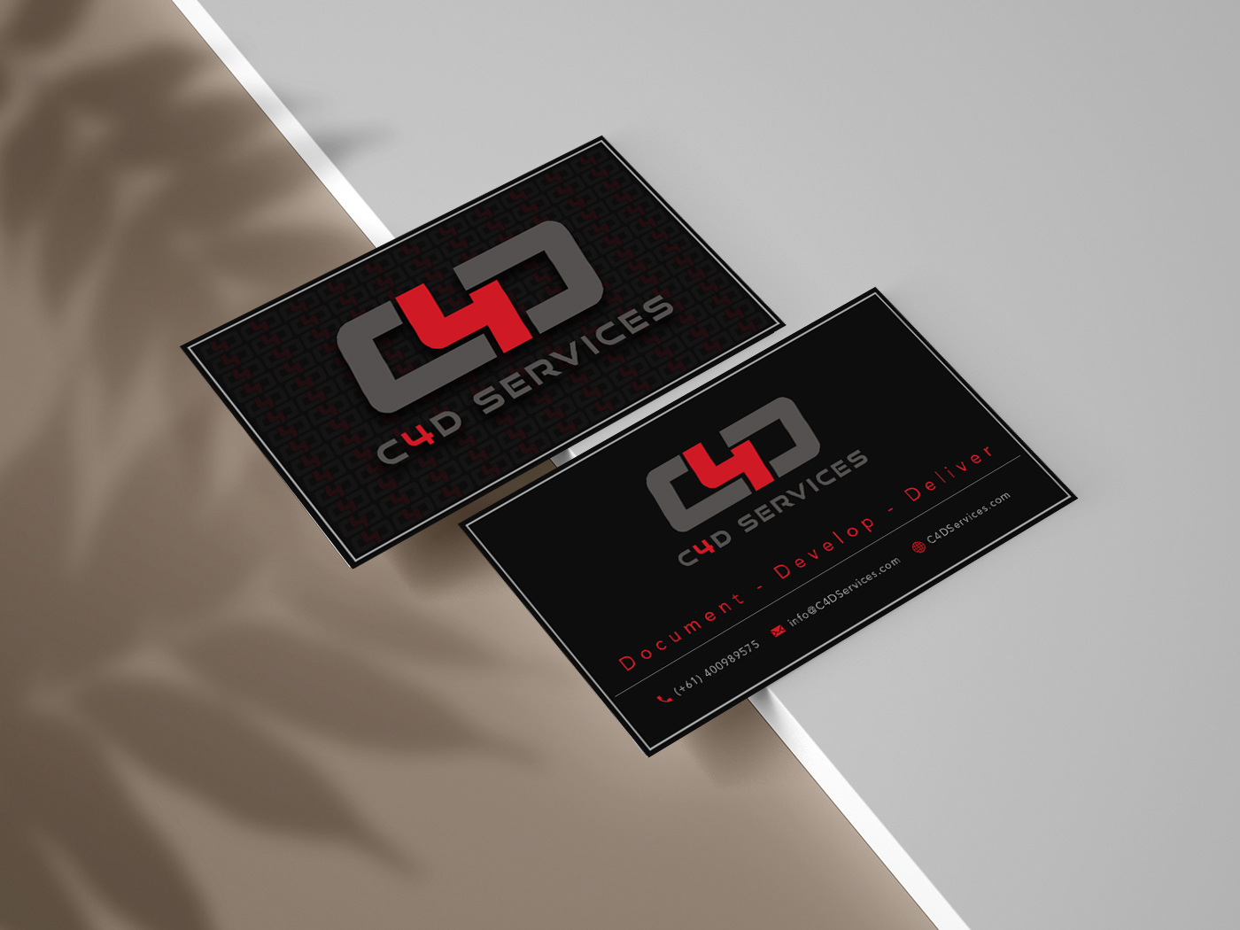 Design de Carte de Visite par Rajib Bhattacharya pour C4D Services | Design #29424668