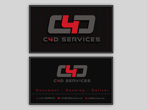 Diseño de Tarjeta de Presentación por Rajib Bhattacharya para C4D Services | Diseño: #29424669