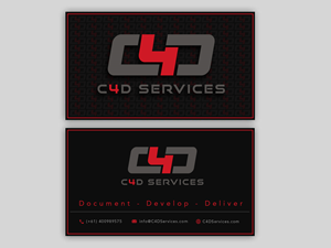 Diseño de Tarjeta de Presentación por Rajib Bhattacharya para C4D Services | Diseño: #29424807