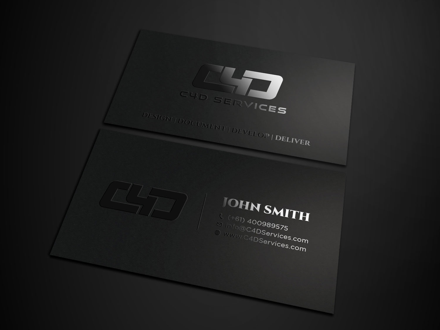 Business Card Design by Tripti Ranjan Gain for C4D Services | Design #29439218