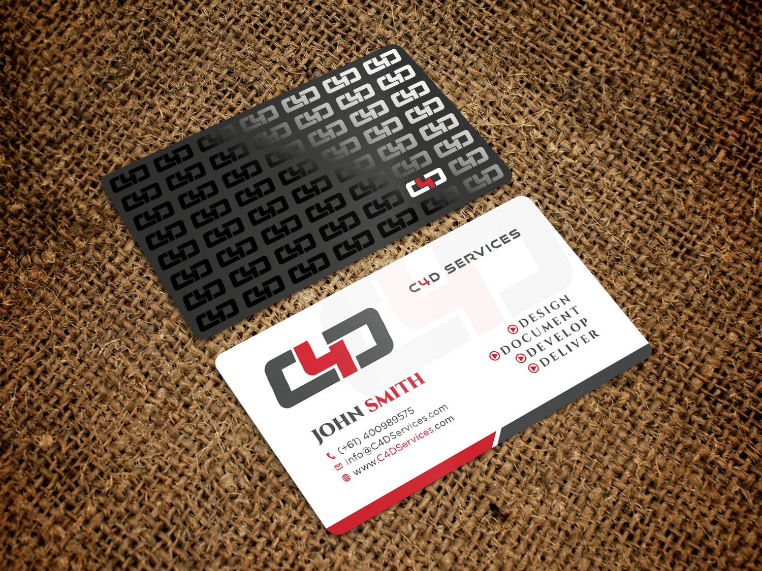 Business Card Design by Tripti Ranjan Gain for C4D Services | Design #29439239