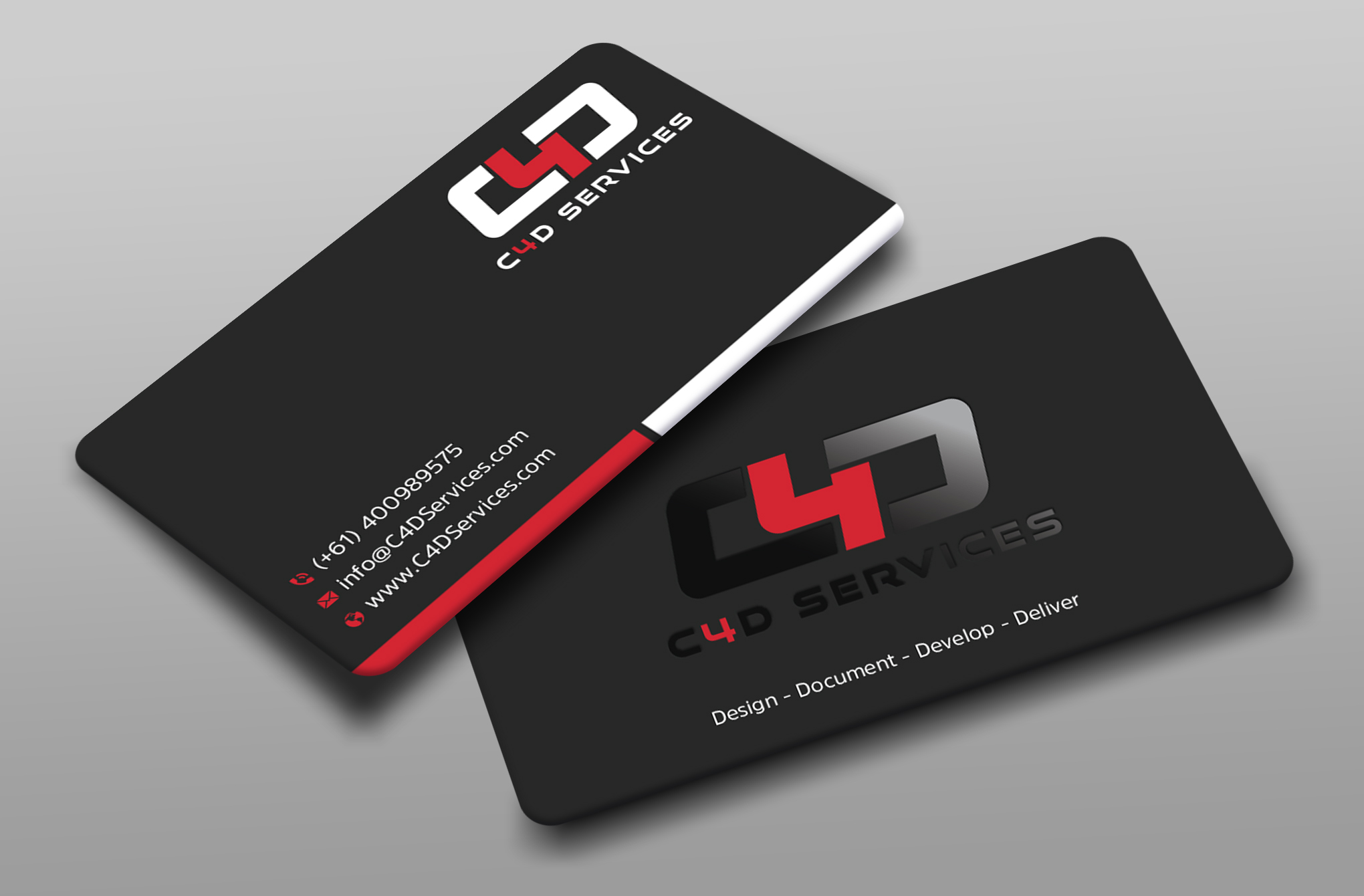 Business Card Design by Uttom 2 for C4D Services | Design #29416331