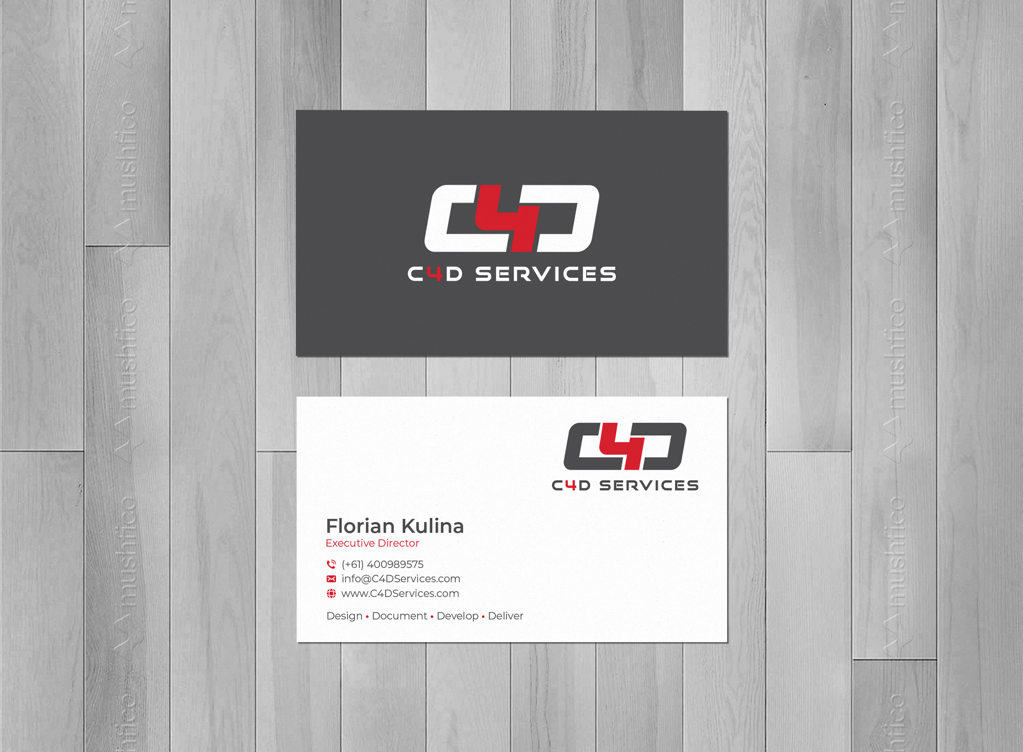 Business Card Design by CilioLab for C4D Services | Design #29419509