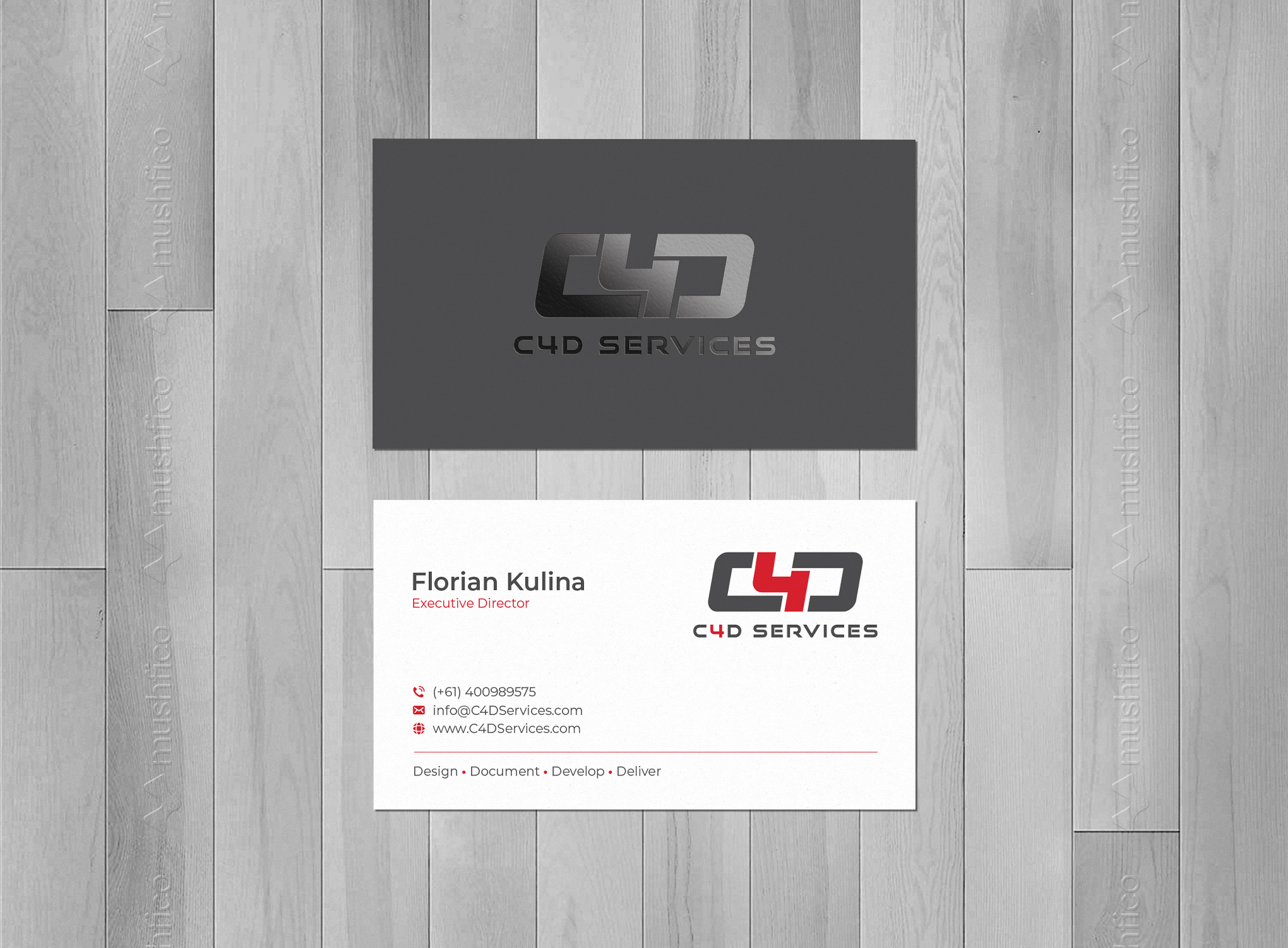 Business Card Design by CilioLab for C4D Services | Design #29419510