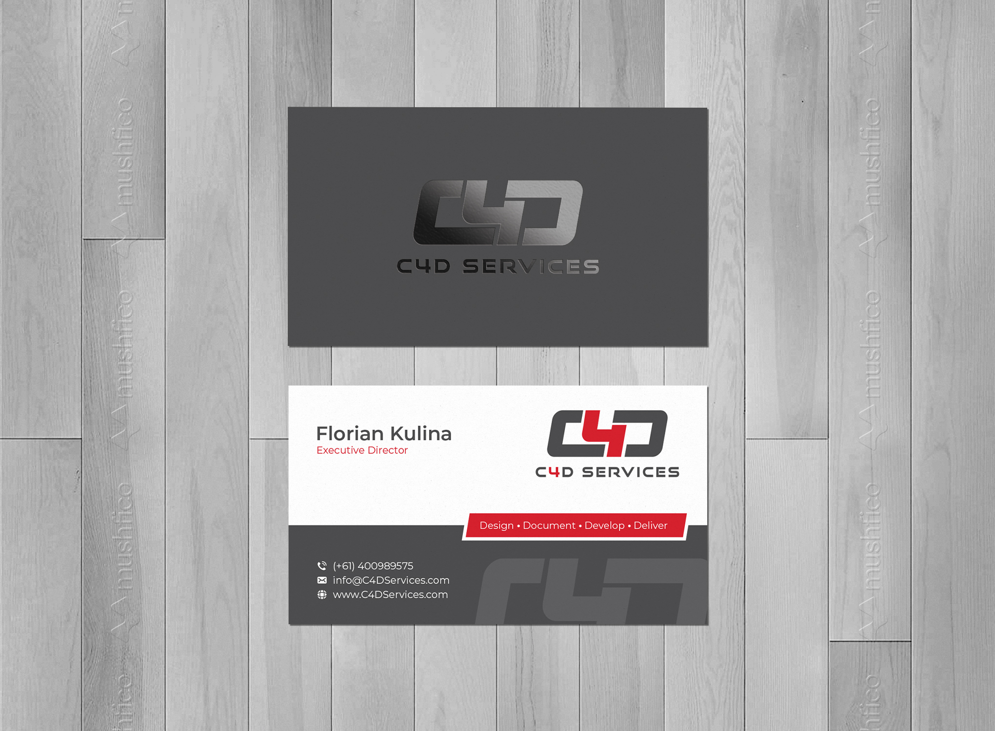 Business Card Design by CilioLab for C4D Services | Design #29419512