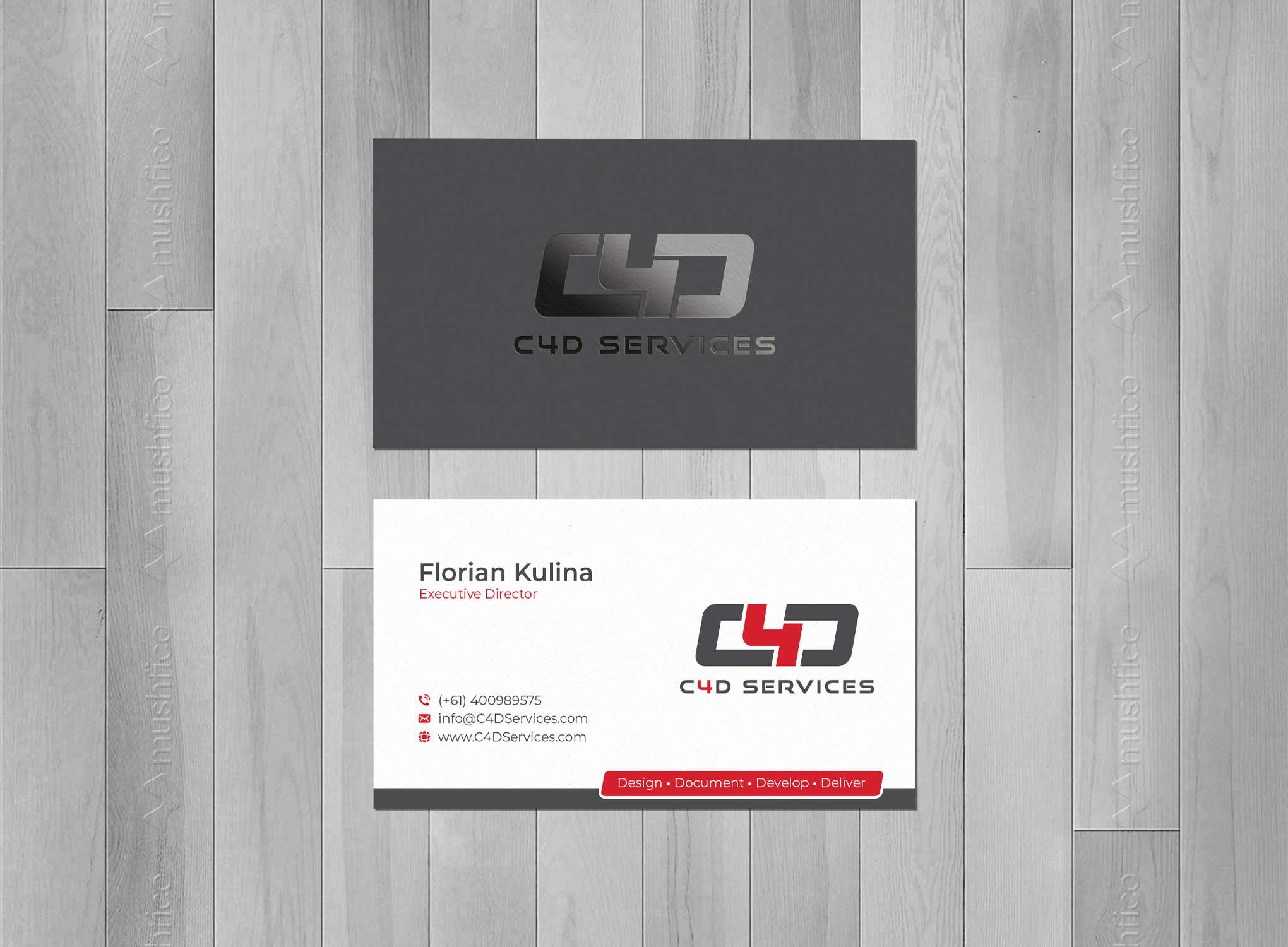Design de Carte de Visite par CilioLab pour C4D Services | Design #29419556