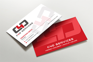 Diseño de Tarjeta de Presentación por Imagine design000 para C4D Services | Diseño: #29416122